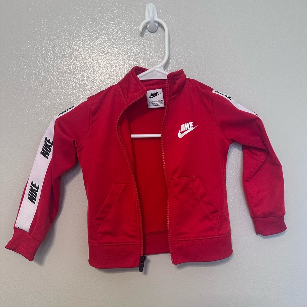 Nike - Vibrant Red Zip-Up Jacket - 2T